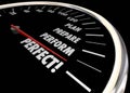 Plan Practice Perform Perfect Speedometer Words