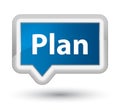 Plan prime blue banner button Royalty Free Stock Photo
