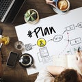 Plan Strategy Management Goal Icon Concept Royalty Free Stock Photo