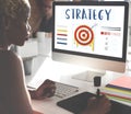 Plan Strategy Target Aim Success Concept Royalty Free Stock Photo