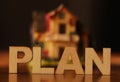 Plan to buy house. Royalty Free Stock Photo