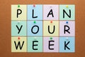 Plan Your Week