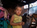 Planaltina, GoaÃÂ¡s, Brazil-July 7, 2018: A poor standing outside his home.