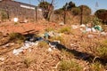 Garbage and Trash Dumped in an empty lot in a Poor Neighborhood in Planaltina