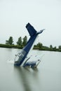 Plane accident Royalty Free Stock Photo