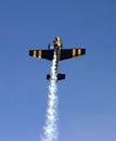 Plane acrobacies Royalty Free Stock Photo