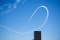 Aerobatic Smoke Show Royalty Free Stock Photo