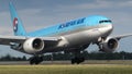 Plane B777-2B5 / ER Korean Air Royalty Free Stock Photo