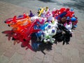 Plane balloons in Coyoacan Park, CDMX, Mexico