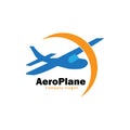 Plane club logo for airplane club