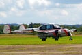 Plane coming in to land Royalty Free Stock Photo