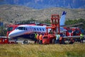 Plane Crash At Alicante Airport Royalty Free Stock Photo