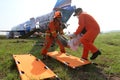 Plane crash simulation