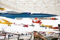 Plane displays at the Air Museum