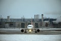 Plane doing taxi in Munich Airport, MUC