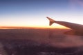 Plane Flying Travel Sunset City Lights Sunrise Sky Ground Mountains