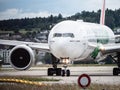 Plane at ZÃÂ¼rich Airport Switzerland Royalty Free Stock Photo