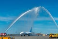 Plane at the international airport