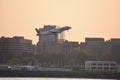 Plane landing at Ronald Reagan Airport in Washington, DC