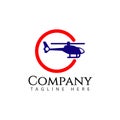 Plane Company Logo Vector Template Design Illustration