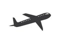 plane logo vector icon illustration design Royalty Free Stock Photo
