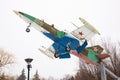 Plane-monument L-39 Albatross in the city of Balashov