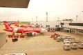 Plane parking at aircraft landing at DON MUNG AIRPORT THAILAND