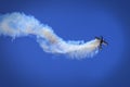 Plane Performing Formation Aerobatics at Buckeye Air Show Royalty Free Stock Photo