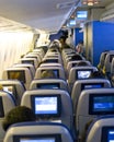 Plane seats Royalty Free Stock Photo