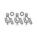 Plane seats icon Royalty Free Stock Photo