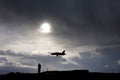 Plane Spotter Royalty Free Stock Photo