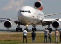 Plane spotting Royalty Free Stock Photo