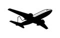 Plane taking off icon