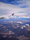 Plane Travels Scenery Blue Sky