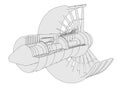 Plane turbine