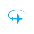 Plane vector graphic design illustration.icon logo design elements Royalty Free Stock Photo