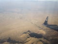 A plane was flying above crater of mountain in Kandahar region Afghanistan