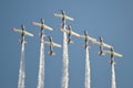 Planes, acrobatics Royalty Free Stock Photo