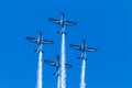 Planes Acrobatics Vertical Flying Royalty Free Stock Photo