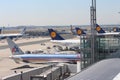 Planes at Frankfurt Airport