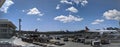 Planes parked at Honolulu International airport Royalty Free Stock Photo