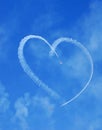 Planes Skywriting Heart