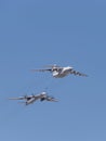 Planes Tu-95MC bomber and Il-78 tanker