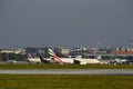 Planes on the Warsaw Chopin Airport