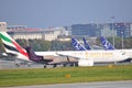 Planes on the Warsaw Chopin Airport