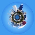 Planet of Chicago Royalty Free Stock Photo