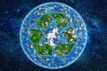 Recycle planet Royalty Free Stock Photo