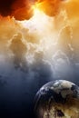 Planet in danger Royalty Free Stock Photo