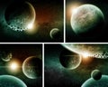 Planet Eart Apocalypse pack Royalty Free Stock Photo