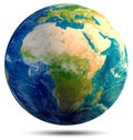 Planet Earth - Africa Royalty Free Stock Photo